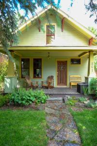 Bygningen som feriehuset ligger i