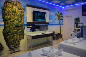 Et tv og/eller underholdning på Pousada Country K no Parque Aquamak