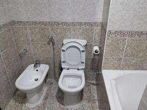 Koupelna v ubytování Top House Hostel