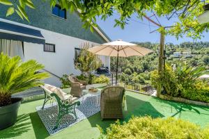 Κήπος έξω από το Casa das Caldas