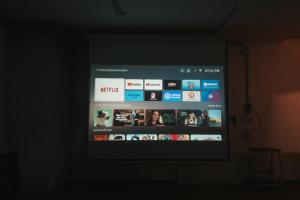 TV a/nebo společenská místnost v ubytování raum life - Vintage Loft - Heimkino Netflix - 2x privat Parkplätze