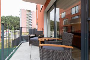 Balkón nebo terasa v ubytování Apartmán Jeannine