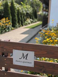 Zahrada ubytování Marica Apartman