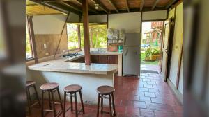 Kuchyň nebo kuchyňský kout v ubytování Finca con piscina los Eucaliptos Cali- Pance