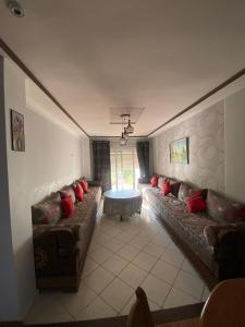 Posezení v ubytování Appartement saidia