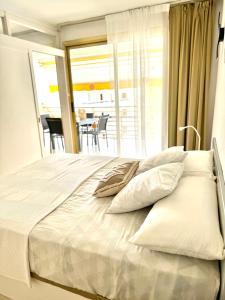Ένα ή περισσότερα κρεβάτια σε δωμάτιο στο Apartamento Playa Salou