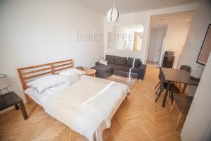 Posezení v ubytování One bedroom apartment close to Prague castle