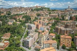 Γενική άποψη της πόλης Περούτζια ή θέα της πόλης από  αυτό το διαμέρισμα