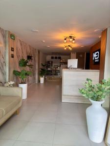 Kuchyň nebo kuchyňský kout v ubytování Hotel Med Llanogrande
