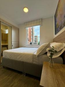 Krevet ili kreveti u jedinici u objektu Hostelfc Javeriana