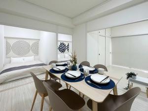 Χώρος καθιστικού στο Dai3kuboi - 3 BR Near Peace Park for 9 ppl