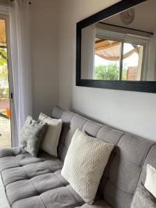 Ein Sitzbereich in der Unterkunft Villa Daita 1