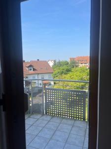 Balkón nebo terasa v ubytování Kleines Dachzimmer mit Balkon