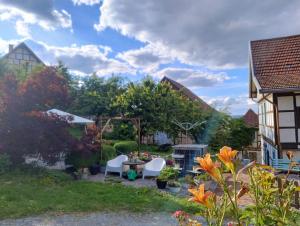 Zahrada ubytování Minicamping und B&B Apartment Hintergarten