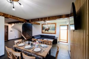 Et tv og/eller underholdning på Prowincja Tatra Cottages Premium