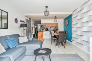 Køkken eller tekøkken på À 450m de la plage, appartement pour 4