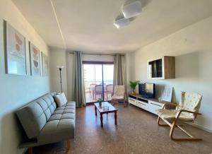 Posezení v ubytování Apartamentos Aquarium Gandia, 1 Linea 3 hab