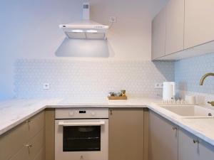 Η κουζίνα ή μικρή κουζίνα στο Wieli Apartment
