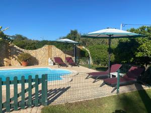 Bazén v ubytování Villa Albufeira 1 à 6 personnes nebo v jeho okolí