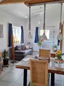Posezení v ubytování Haus am Bächle