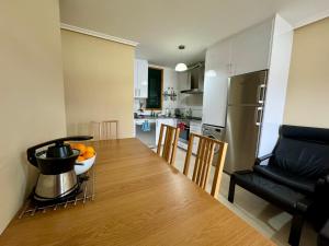 Dapur atau dapur kecil di Apartamento Herosa 1 Spa