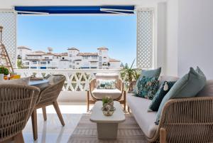 Balkón alebo terasa v ubytovaní Moderno y luminoso apartamento en Las Gaviotas- Puerto Banús