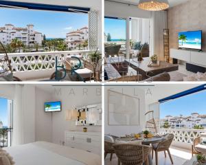 Televízia a/alebo spoločenská miestnosť v ubytovaní Moderno y luminoso apartamento en Las Gaviotas- Puerto Banús