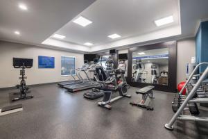Fitness centrum a/nebo fitness zařízení v ubytování Hampton Inn & Suites Brenham