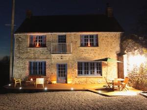 Bygningen som feriehuset ligger i