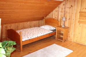 Postel nebo postele na pokoji v ubytování Rustikales Bauernhaus