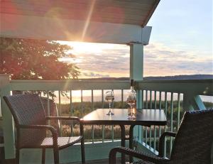 Ein Balkon oder eine Terrasse in der Unterkunft Zeesenhaus 06