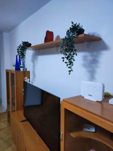 Μια τηλεόραση ή/και κέντρο ψυχαγωγίας στο Casa Ruth Centro Orotava