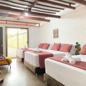 Χώρος καθιστικού στο Finca Villa La Paloma +60 φωτογραφίες