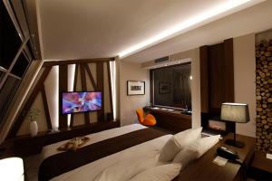 TV a/nebo společenská místnost v ubytování Sam Royal Hotel