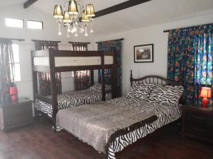 Postel nebo postele na pokoji v ubytování Blue Shark Apartments