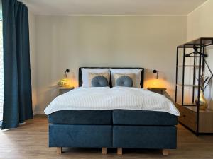 Ένα ή περισσότερα κρεβάτια σε δωμάτιο στο Apartment mit Waldblick