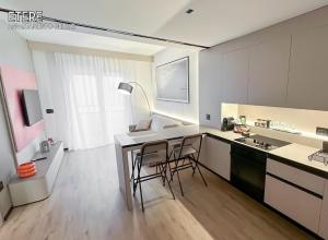 Kuchyň nebo kuchyňský kout v ubytování Amamare Luxury Room