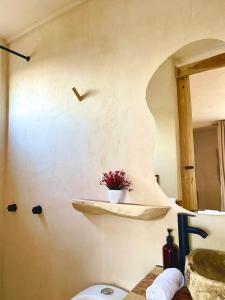 Koupelna v ubytování Hotel Casa Maakjä