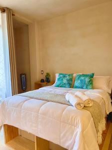 Postel nebo postele na pokoji v ubytování Hotel Casa Maakjä
