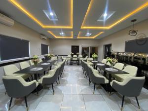 Posezení v ubytování Emmaag Hotel, Ibadan