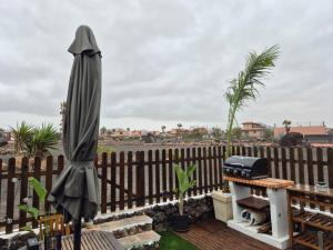 A balcony or terrace at Sun Villa & exclusive stars view