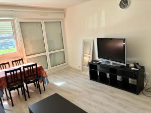 TV/trung tâm giải trí tại Les fougères