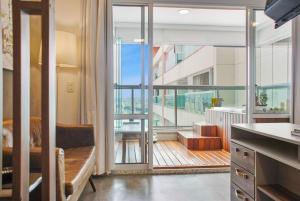Dapur atau dapur kecil di Spa Particular Vista Congonhas Cozinha Piscina