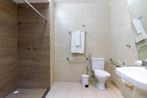 Koupelna v ubytování Citi Hotel Residence Caruaru