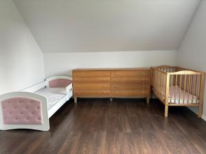 Postel nebo postele na pokoji v ubytování Pärnu Lubja Apartments