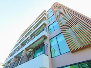 Budova, kde se aparthotel nachází
