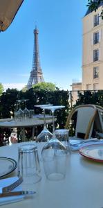 Balkón nebo terasa v ubytování Lovely Room Paris