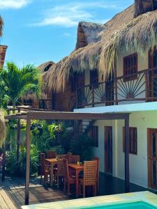 Bazén v ubytování Hostal Nibuni Palomino nebo v jeho okolí