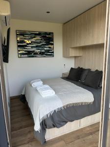 Postel nebo postele na pokoji v ubytování Modular Moderna