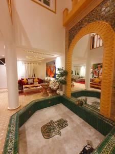 Istumisnurk majutusasutuses Riad mazighen